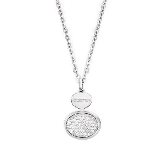 Collana Nomination Donna Lotus in Acciaio Cubic Zirconia 043120/001 - 043120/001